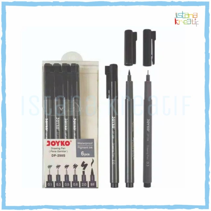 

Joyko Drawing Pen Set 6 Terbaru