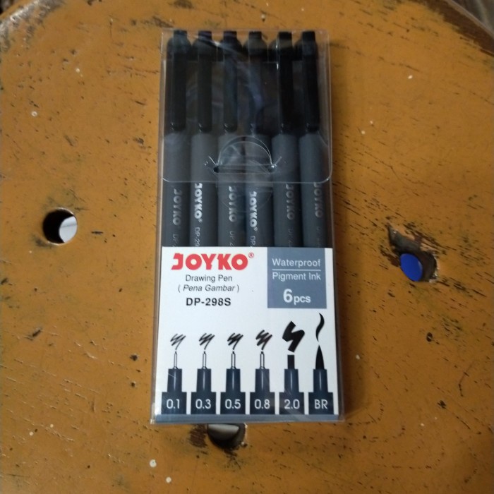 

Drawing Pen Waterproof Dp-298S (6Pcs) Terbaru