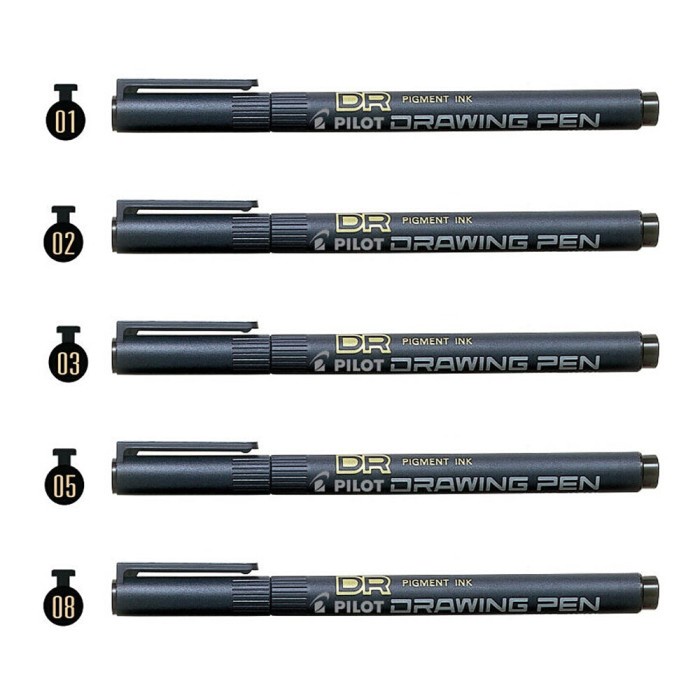 

Drawing Pen Pilot Warna Hitam Terbaru