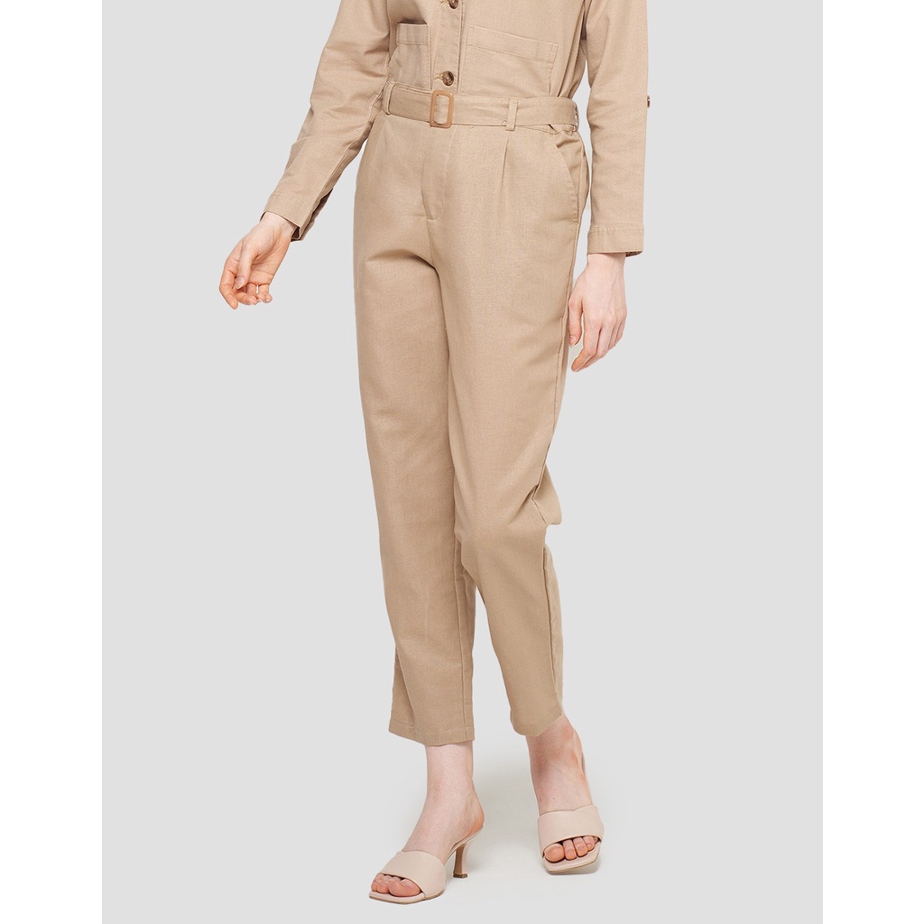 Geela Serena Khaky Straight Pants Wanita 118670968