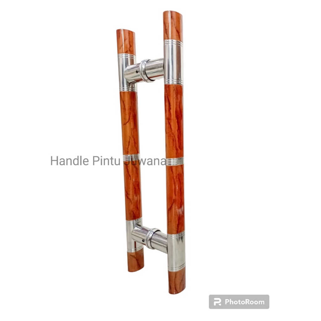 Handel Handle pintu rumah baut tembus motif marmer 45 cm 60 cm gagang pintu kaca pintu kayu pintu al