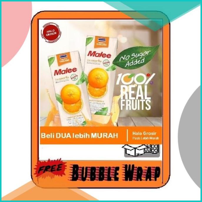 

Malee Juice Jus Mandarin Orange Asli tanpa campuran 1 Liter / 1.000 ml 20JVLZ3 limited stock