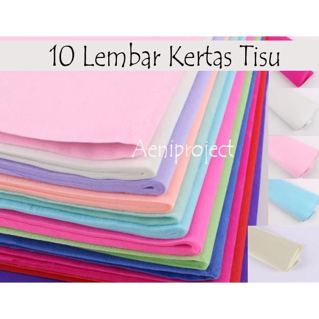 

10 LEMBAR KERTAS TISU PAPER FLOWER BAHAN BUKET BAHAN WRAPPING BAHAN FLORIST TISSUE PAPER