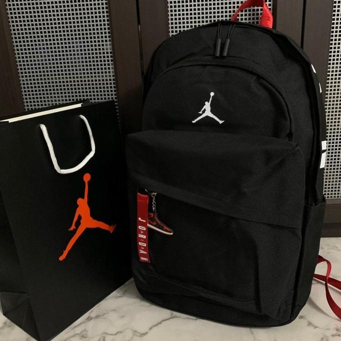 Tas Ransel Nike Jordan Font Original Black
