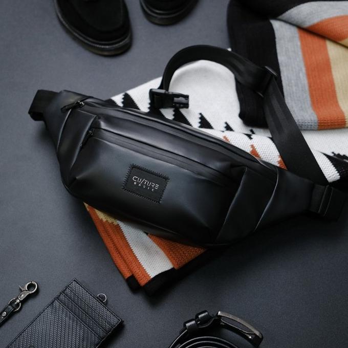 YOOTA TAS PINGGANG/WAISTBAG PRIA KULIT | CULTURE BASIC