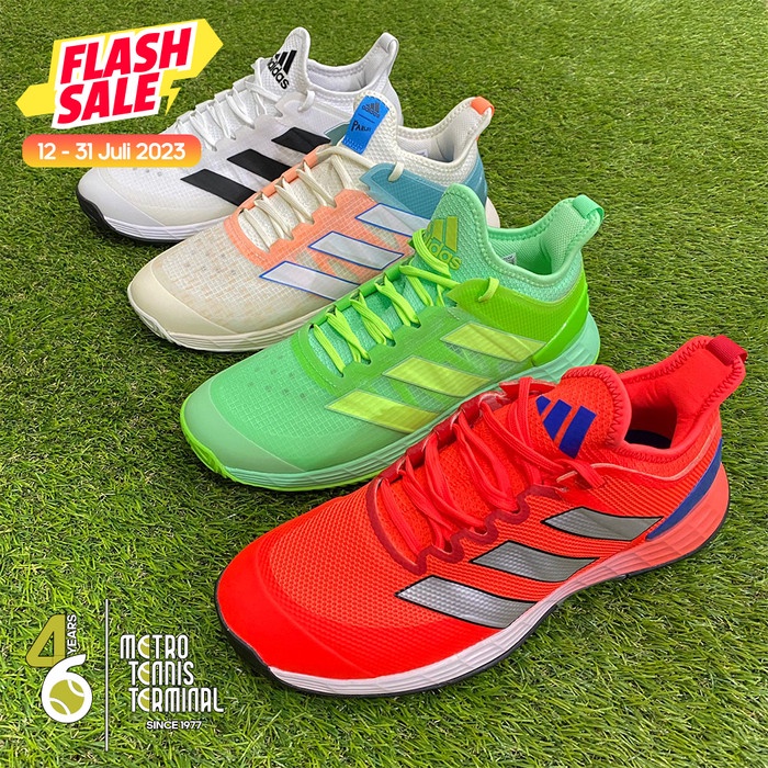 Terbaru Adidas Adizero Ubersonic 4 White ( Sepatu Tenis )