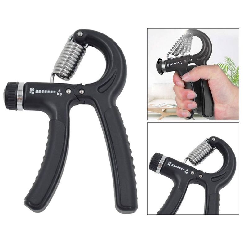 DJ8 (PREMIUM) HANDGRIP ADJUSTABLE ALAT OLAHRAGA GYM OTOT JARI OTOT TANGAN WORKOUT DI RUMAH S45