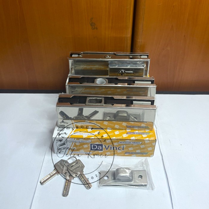 Terlaris Paket Set Patch Fitting Davinci Pt 10 Pt 20 Us 10 Penjepit Pintu Kaca