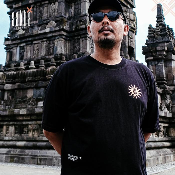 

| kaos t shirt oversize cotton combed 24s oversized big size unisex baju sakha coffee roastery