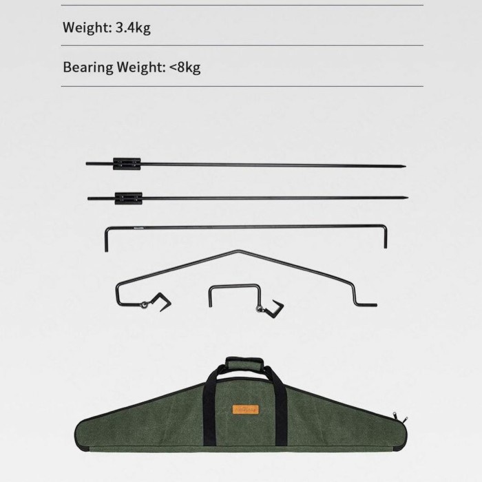 HANGING LIGHT STAND NATUREHIKE NH20PJ108 // LAMP HOLDER CAMPING