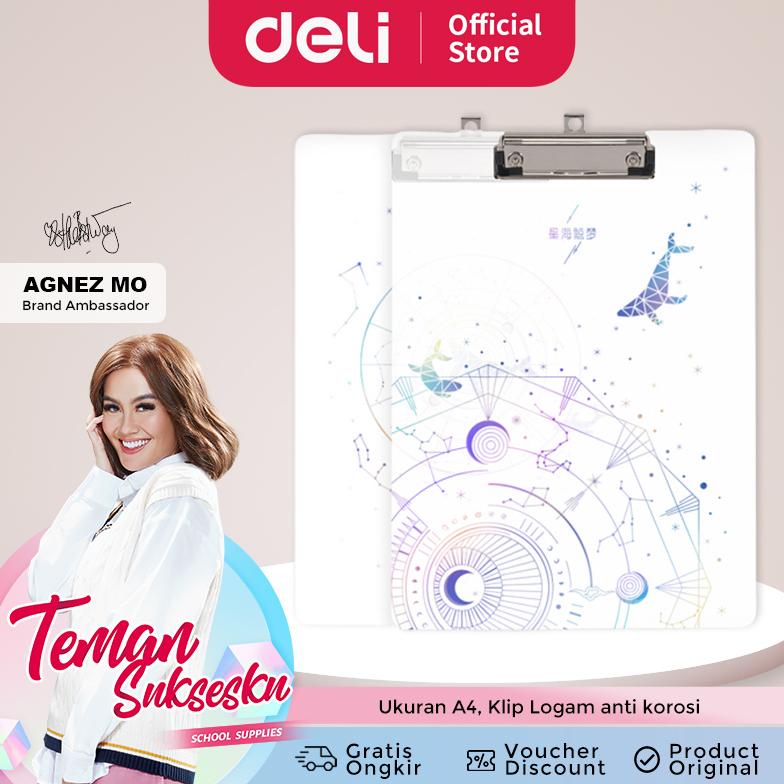 

Deli Vertical Clipboard Papan Jalan A4 72603