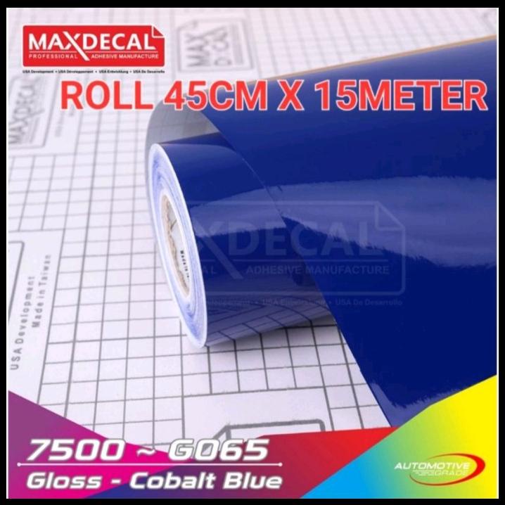 

DISKON ROLL STICKER MAXDECAL 7500 G065 GLOSS COBALT BLUE 45CM 15M ROLL !!!!!!