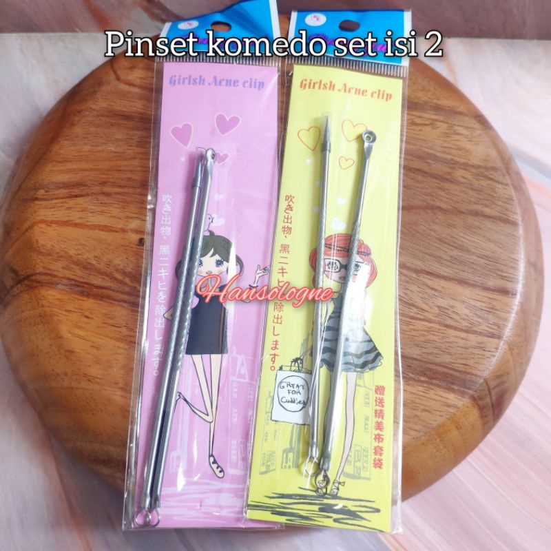 Pinset jerawat komedo set