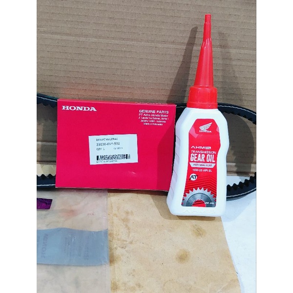 Vanbelt only KVY plus oli gardan Honda Beat Scoopy spacy karbu