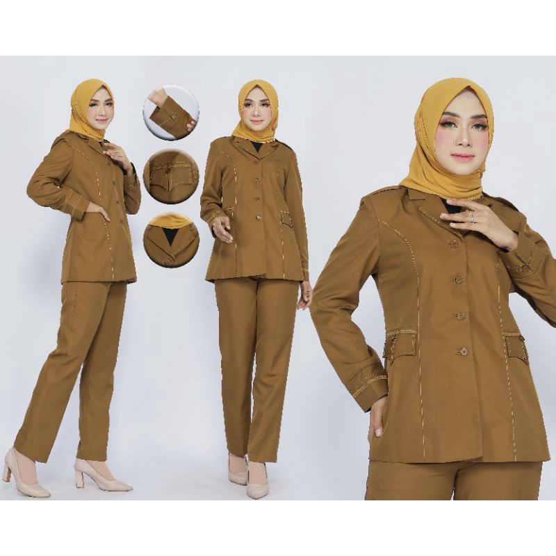 Blazer Pemda Seragam Guru Blazer Wanita Blazer Pns Seragam Kerja wanita