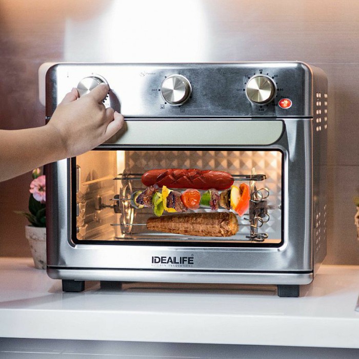 Idealife Il 200A Air Fryer Oven Listrik Penggorengan Tanpa Minyak