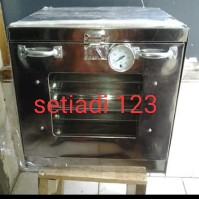 Oven Tangkring / Oven Stainless / Oven Kompor + Thermo + Loyang