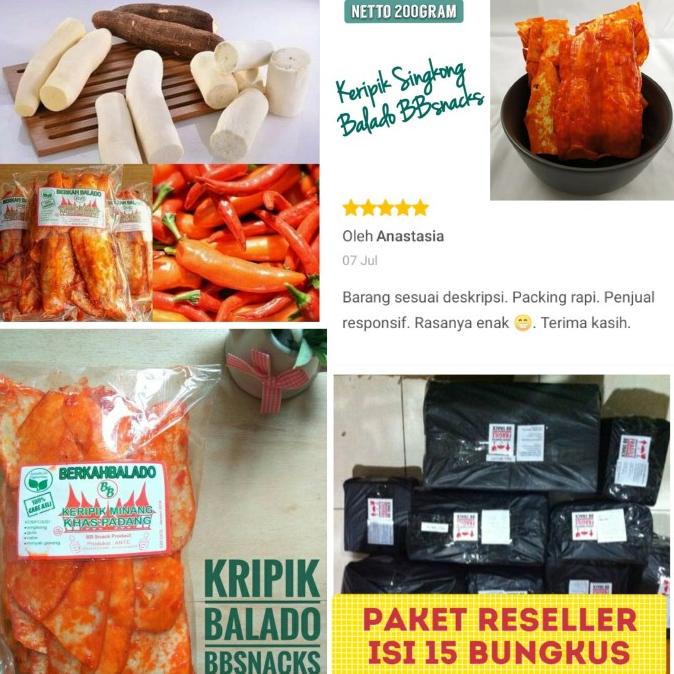 

Reseller 15bgks Kripik Sanjay / Singkong balado