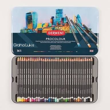 

Terlaris Derwent Procolour Set 36