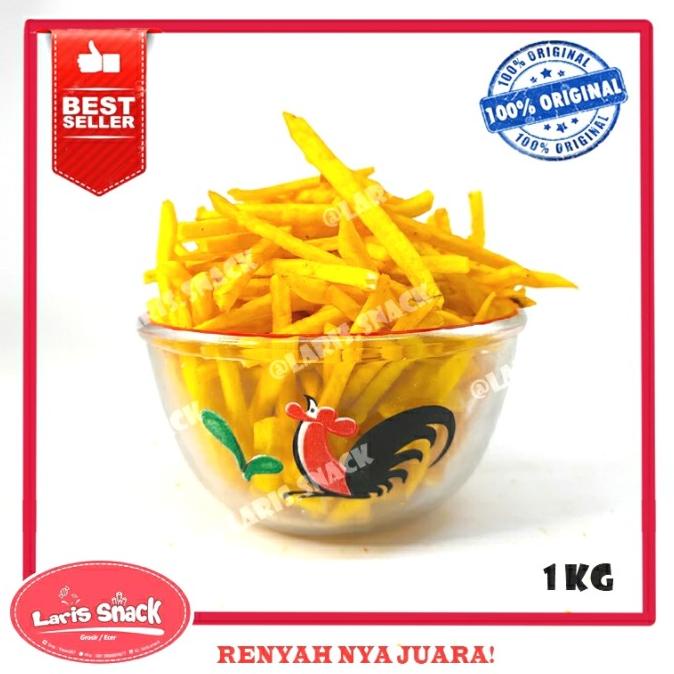 

Stik Talas Kuning Original Cap Intan Gurih Renyah Snack Kiloan 1000gr