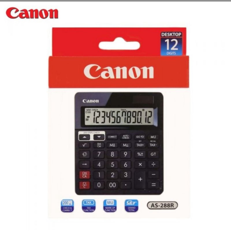 

CANON KALKULATOR AS 288R TWO WAY POWER
