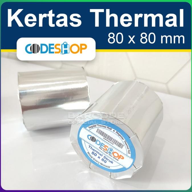 

( 1 Dus ) Kertas Thermal 80 X 80 Mm Mesin Antrian Tiket Parkir Epson