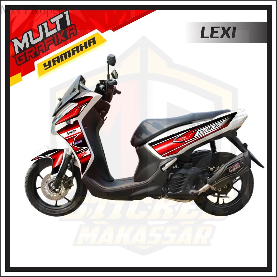 Stiker Striping Decal lexi full body   lexi FullBody   Variasi  Yamaha    motor Lexi