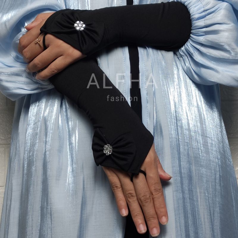 Handsock cincin pita /manset tangan wanita muslimah /manset syari