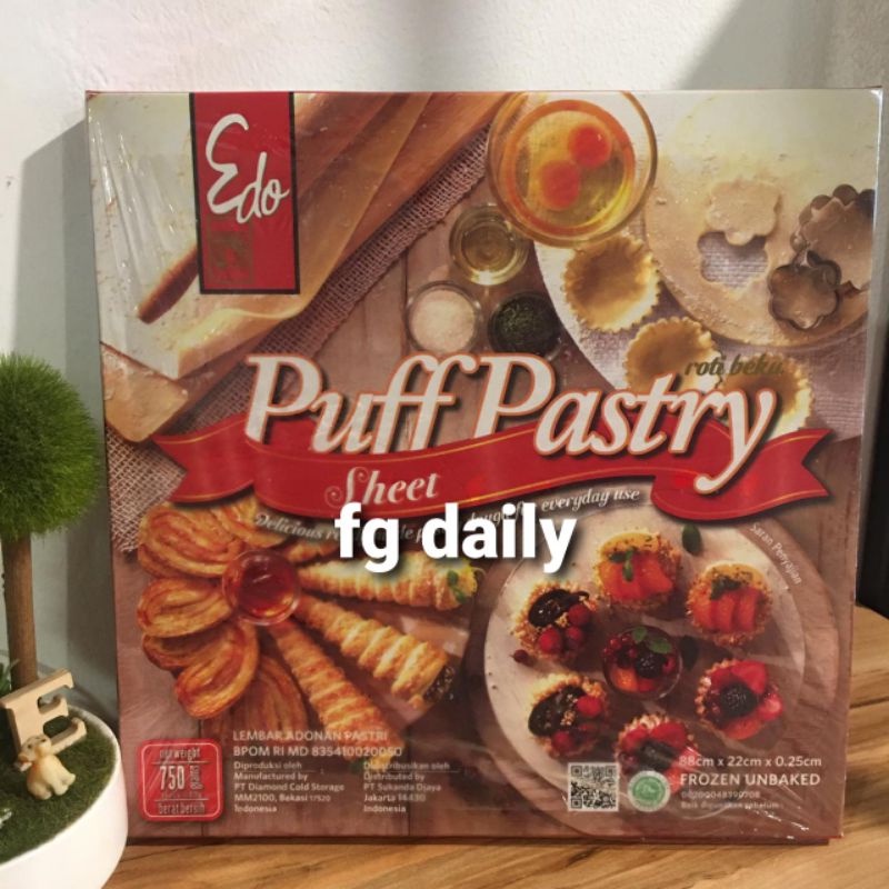 

Puff Pastry Sheet Edo / Kulit Pastry Halal / Kulit Zuppa