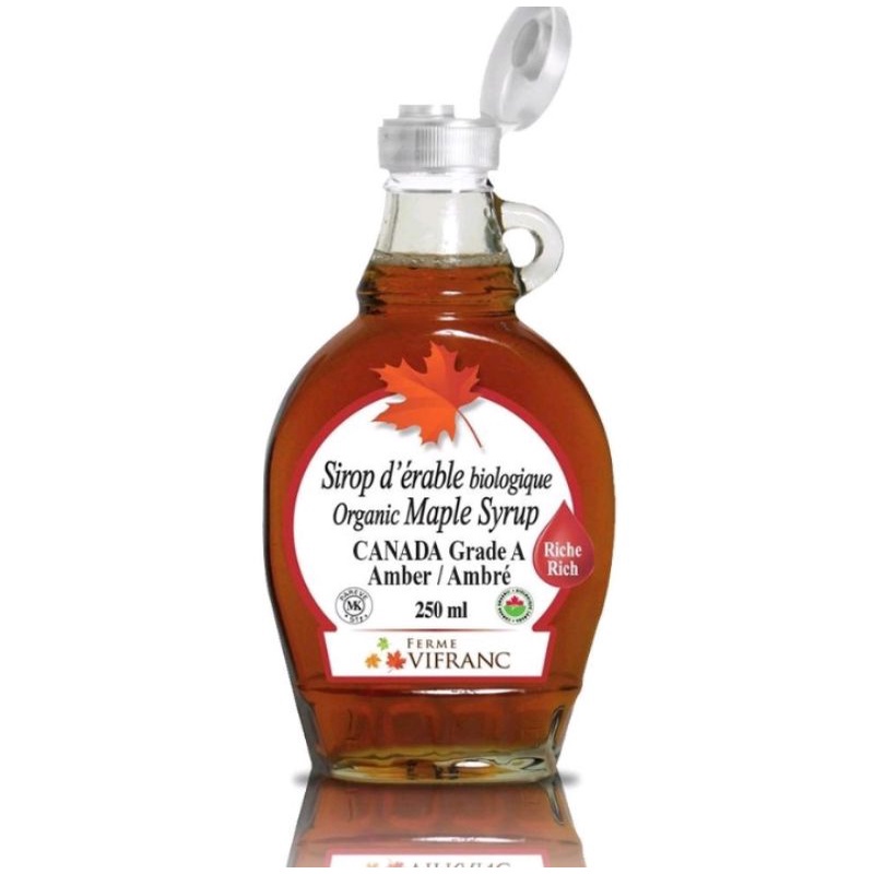 

Ferme Vifranc Organic Maple Syrup Canada Grade A 250Ml