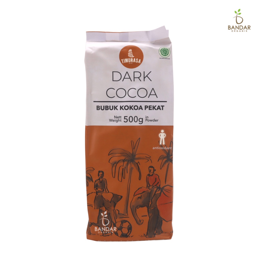 

Dark Cocoa Powder / Kakao Hitam Bubuk 500Gr - Timurasa