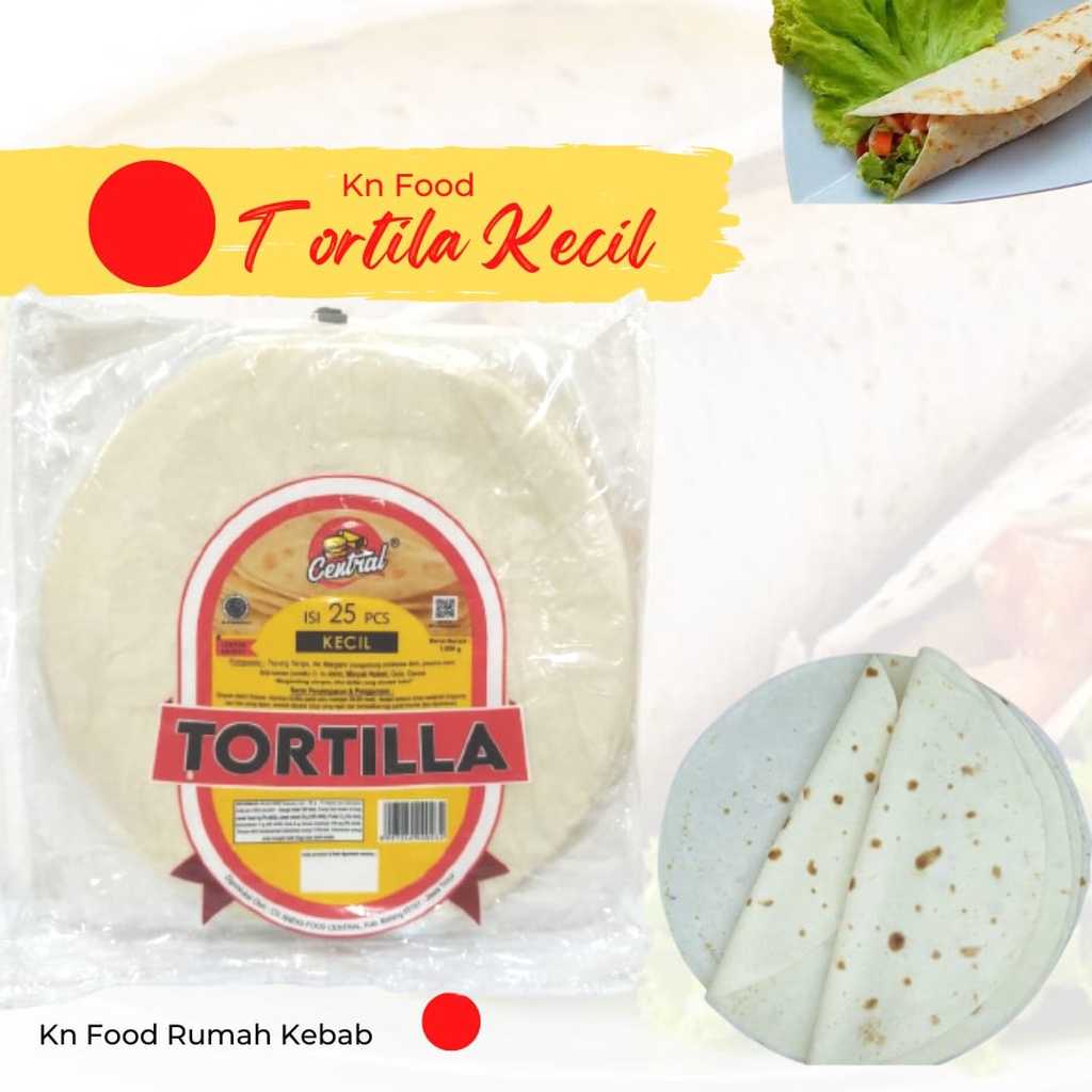 

Kulit Kebab - Diameter 20 Cm - Isi 25 - Kulit Kebab Kecil.Tortila Central