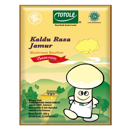 

Granulated Mushroom Bouillon 400G "Totole" / Kaldu Rasa Jamur 400G / Kaldu Jamur Totole / Yedap Rasa