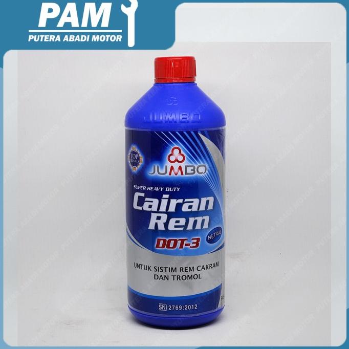:=:=:=:=] Minyak rem Jumbo 1 liter Dot 3 Neutral Original