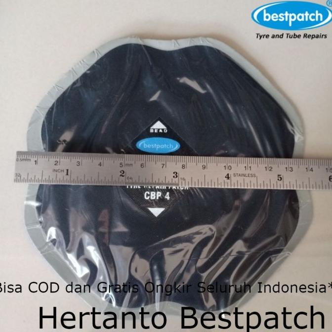:=:=:=:=] Tip Top CBP 4 - Bestpatch Tambal Ban Luar - 1 Lembar / Biji