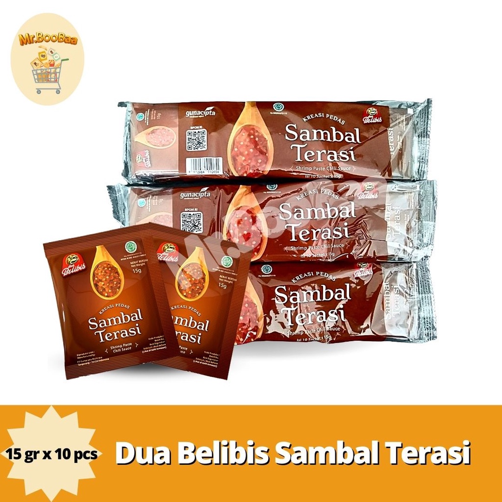 Dua Belibis Sambal Terasi Sachet (10 X 15 Gr) - Sambel Belibis Renceng