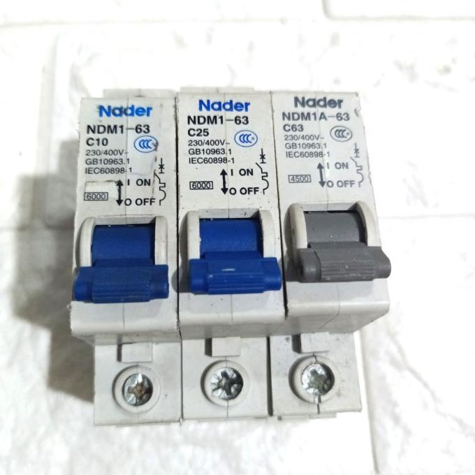 DELLAS MCB nader 16A 32A 63A mcb AC DC 1P mcb c32 c16 c63