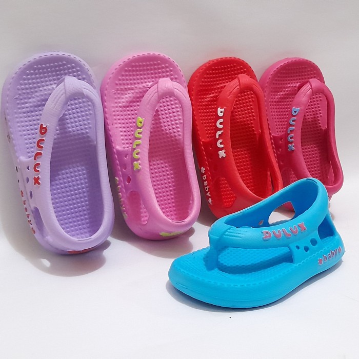 Sandal Jepit Balita S20-25 Sendal Tali Balita Karet Empuk Merk Dulux
