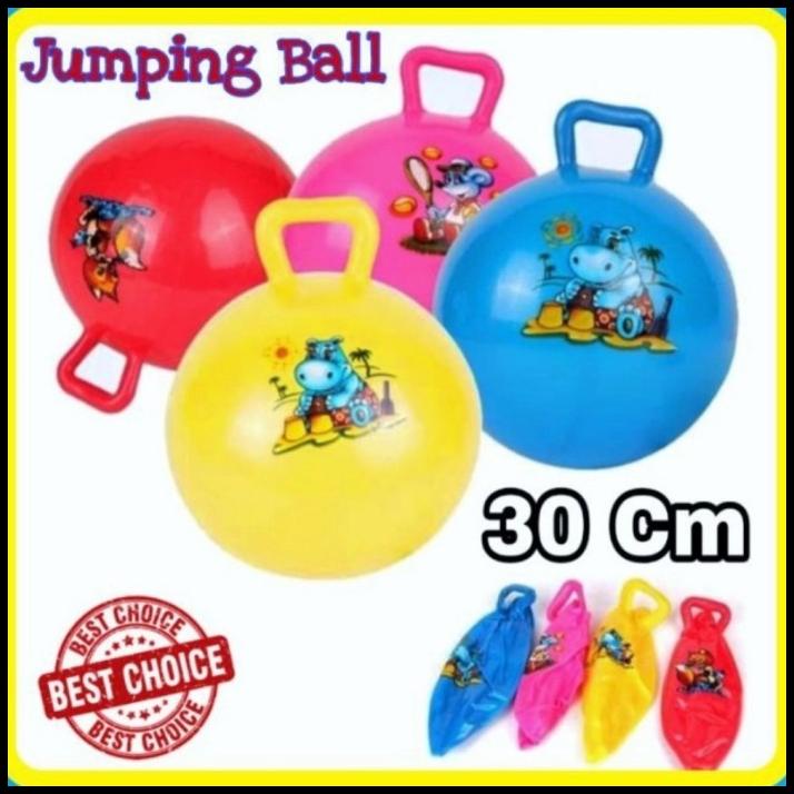 Mainan Bola Jumping Bola Karet Anak Jumbo 30 Cm Jumping Ball