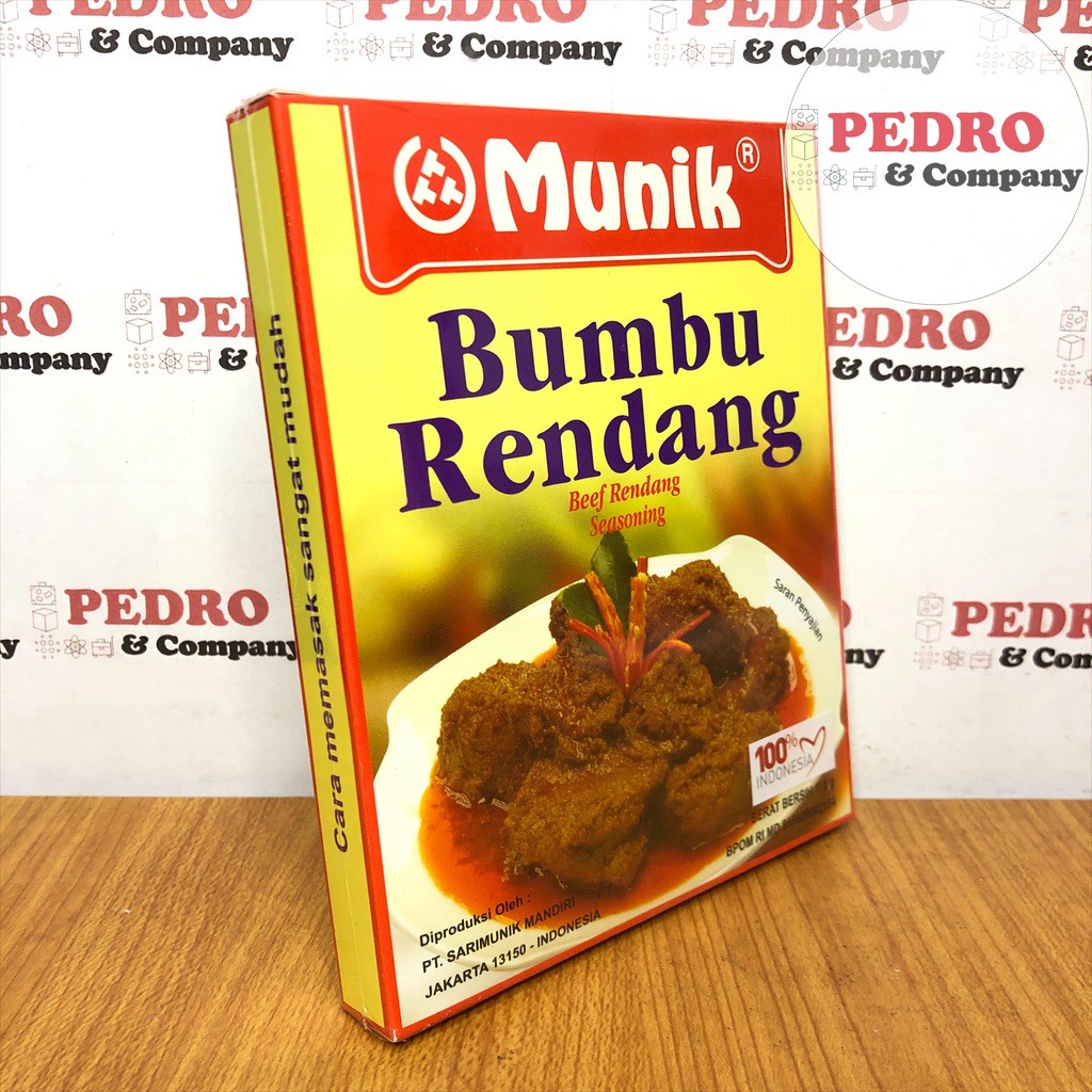 

Munik Bumbu Rendang 115 Gram - Beef Rendang Spice