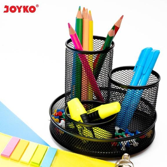 

Desk Set JOYKO DS24 360 Rotary/Pen Stand Holder/Tempat Pensil Jaring