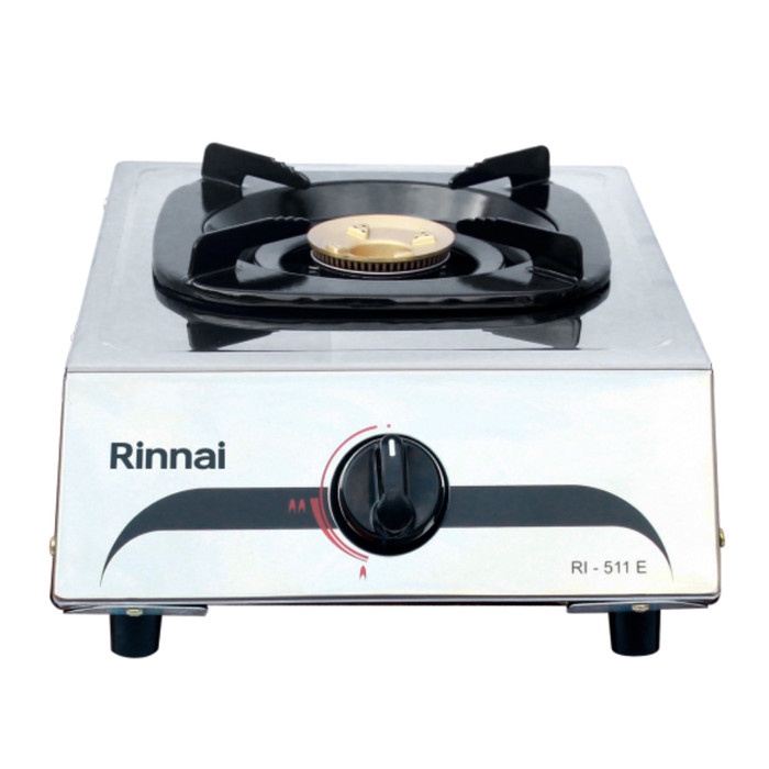 [Ori] Rinnai 511-E Kompor Satu Tungku Stainless Terbatas