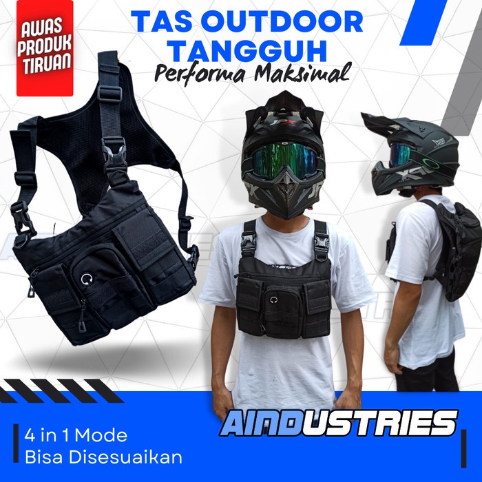 [New Ori] Tas Dada Gen 3 Xy Motor Biker Touring Adventure Bisa Gojek