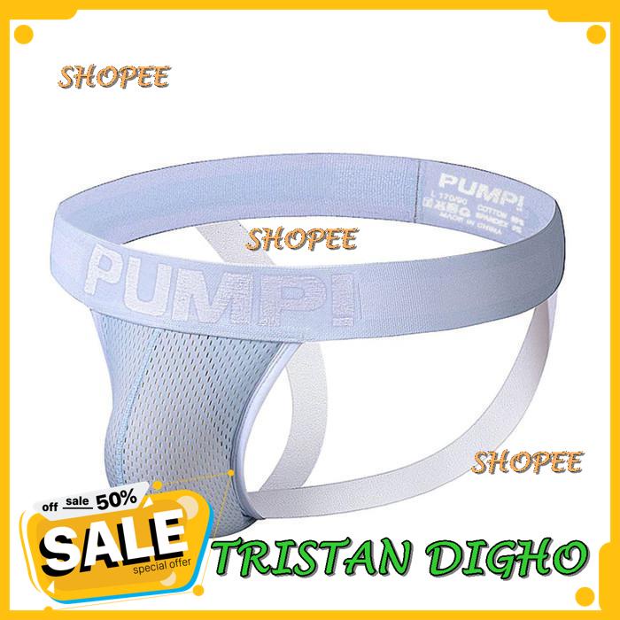 JOCKSTRAP  BIRU M, CELANA DALAM  PRIA SEXY PREMIUM / CD PRIA SEXY, CELANA DALAM JOCK STRAP SEXY JOCK