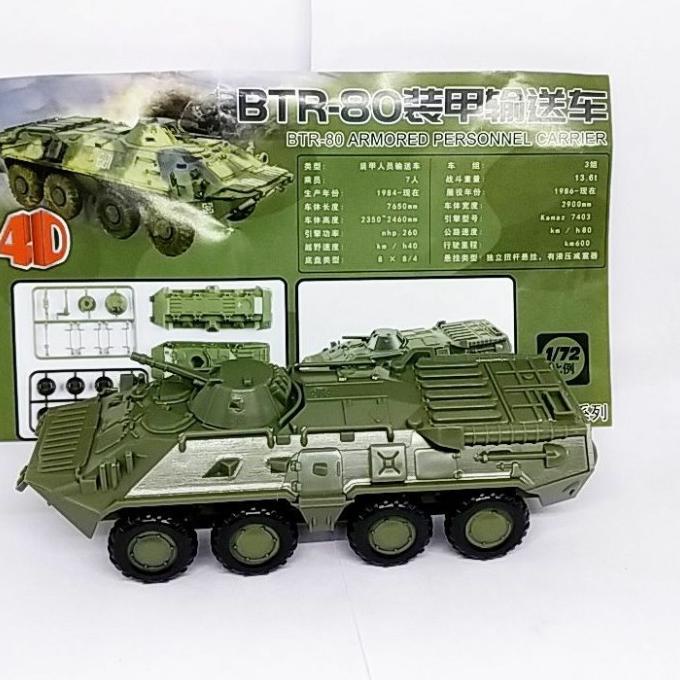 Mainan Miniatur Panzer Btr 80 Armored Truk Panser 1:72 Mokit Harga Murah Terbaik