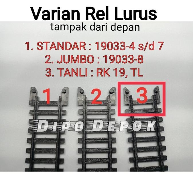 Trend Rel Lurus Rail King Original Mainan Miniatur Kereta Api Stok Terbatas