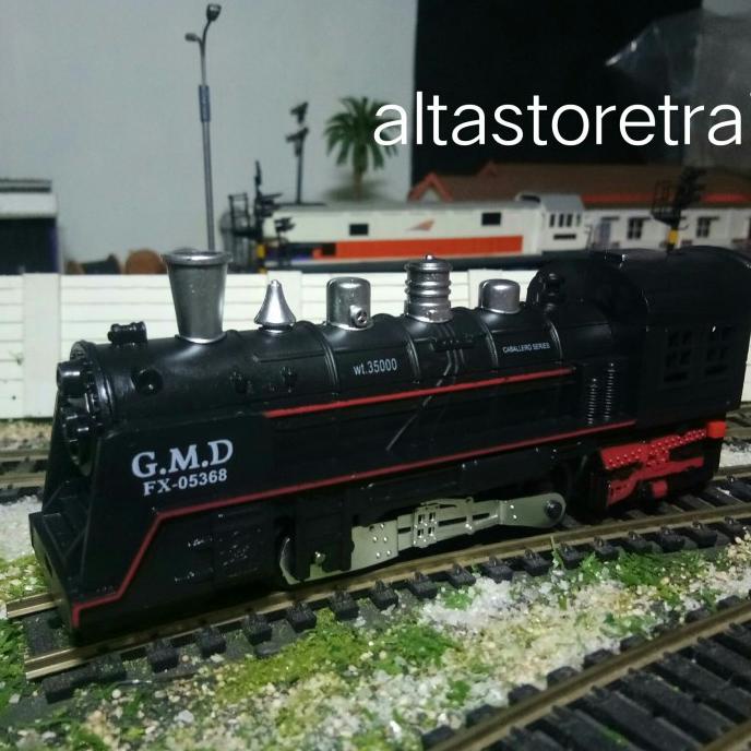 Terbaru Miniatur Kereta Api Uap Railking Sound Berkualitas