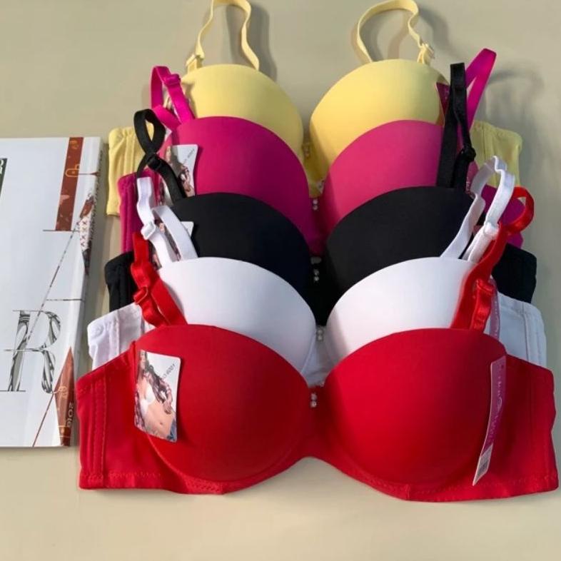 Bra Wanita Busa Tebal Bra Polos Push Up Bra Kawat 6001 UW-116