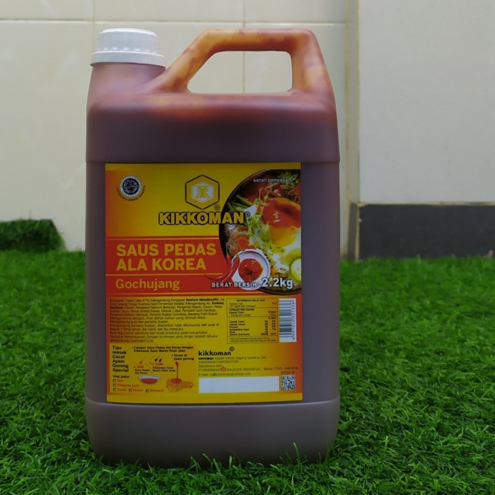 

Lhiu- Saus Kikkoman Gochujang Halal Jerigen 2L