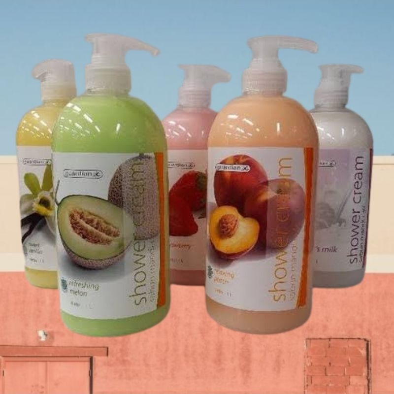 Guardian Shower Cream 1000Ml/ Sabun Mandi Cair Guardian 1000Ml